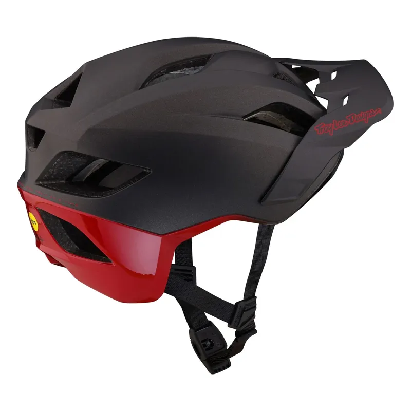 Troy Lee Designs Flowline SE MIPS Helmet in Radian - Charcoal/Red-1